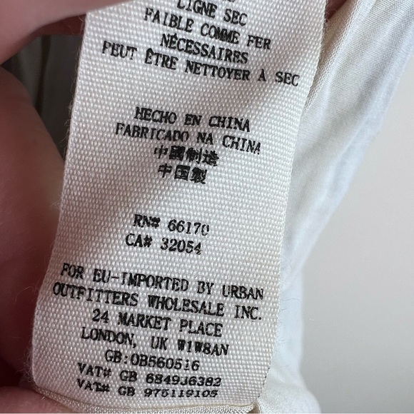 Free People LA Nights Smocked Mini Skirt Neutral Combo Size M - Picture 11 of 12